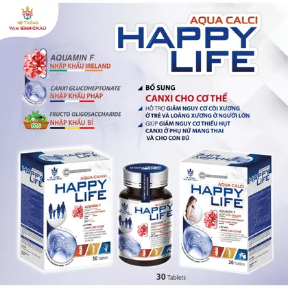 🚀 Tăng chiều cao tự nhiên 🌿Tảo biển AQUA CALCI Happy Life tự nhiên Nguyên liệu nhập từ Ireland 🇮🇪, Pháp 🇫🇷, Bỉ 🇧🇪.