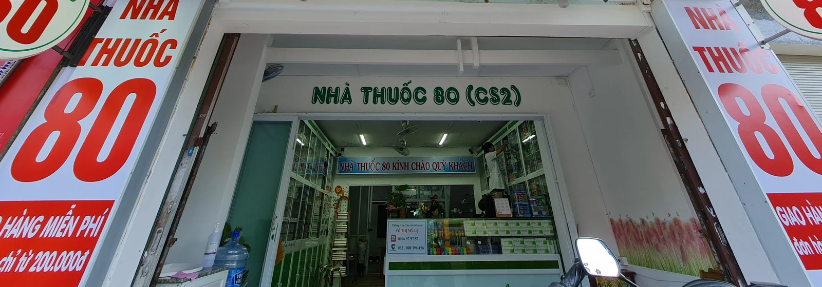 Mặt tiền Nhà Thuốc 80 CS2 tại Phú Thủy, Phan Thiết